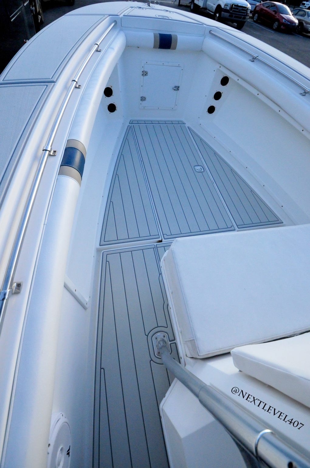 Contender Boat Gets SeaDek® Installed – Florida Marine Customs