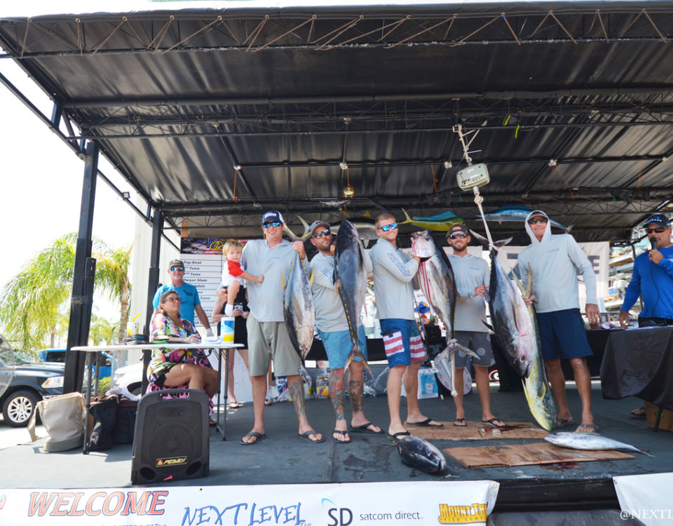 Next-Level-Inc-Group-Big-Catch-Photo-Stage-Tuna-Yellow-Fin-Ed-Dwyer-Otherside-Invitational-2021-Port-Canaveral-Fishing-Tournement-Central-Florida-Next-Level