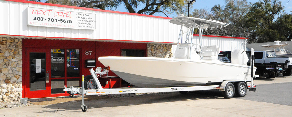 White-Pathfinder-Boat-On-Trailer-Next-Level-Inc-Store-Front-Full-Profile3