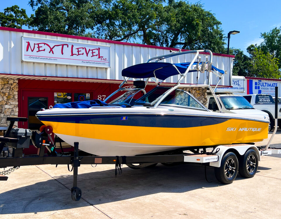 Nautique Boat Yellow. Featured photo.