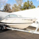 Next Level Florida Marine Customs White Regal 2300 Boat SeaDek Flooring Fusion Radio and Acrylic Dashboard with Gauges Kicker Speakers Install Orlando Profile