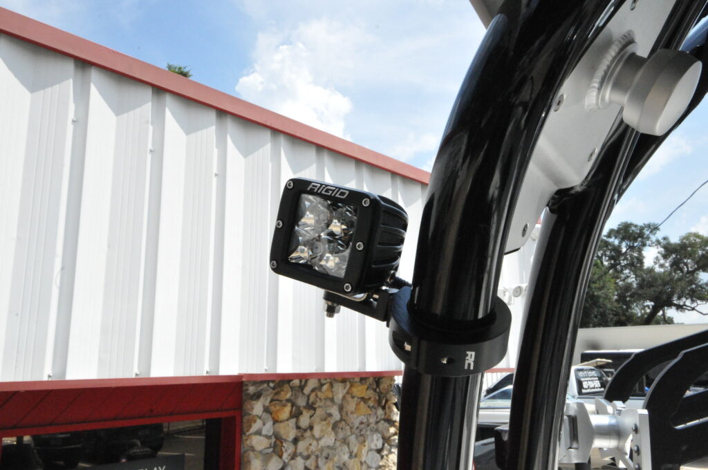 Next Level Florida Marine Customs Moomba Boat Rigid Industries and Wet Sounds Install Orlando Speaker Bracket Light